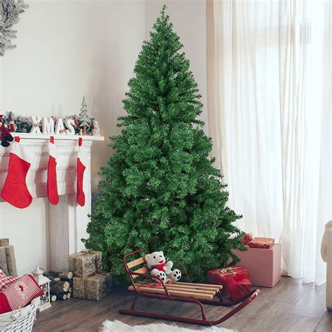 This sweet frosted <b>tree</b> has a visible faux trunk for a realistic look, and the spacious branches will show off your favorite ornaments. . Best artificial christmas trees